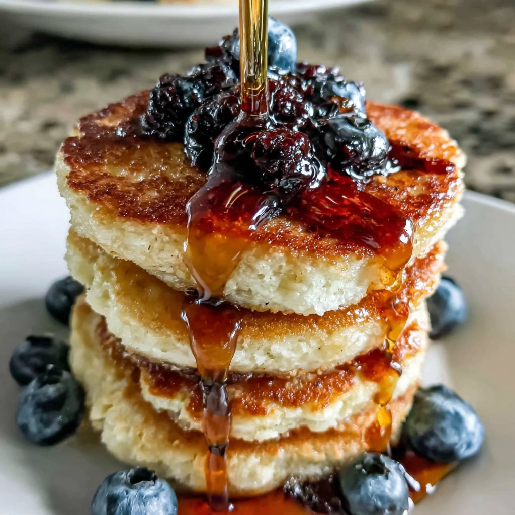 Cottage Cheese Protein Pancakes