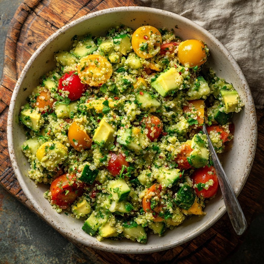 Healthy Avocado Quinoa Salad