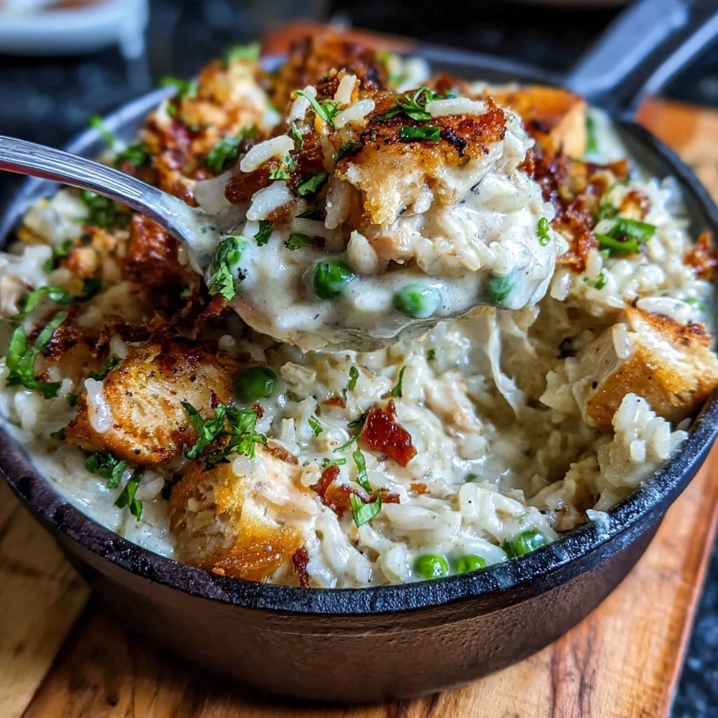 One Pot Creamy Chicken and Rice