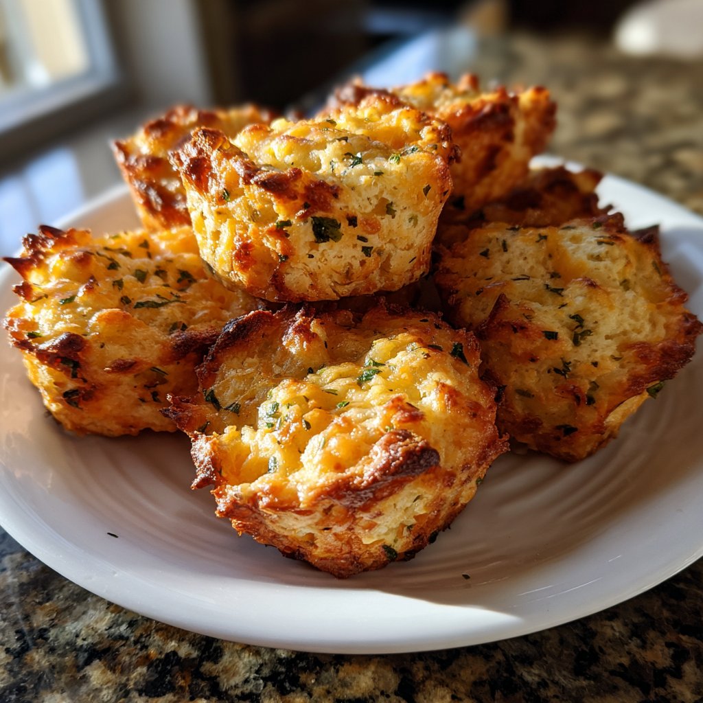 Savory Cheese and Herb Bites